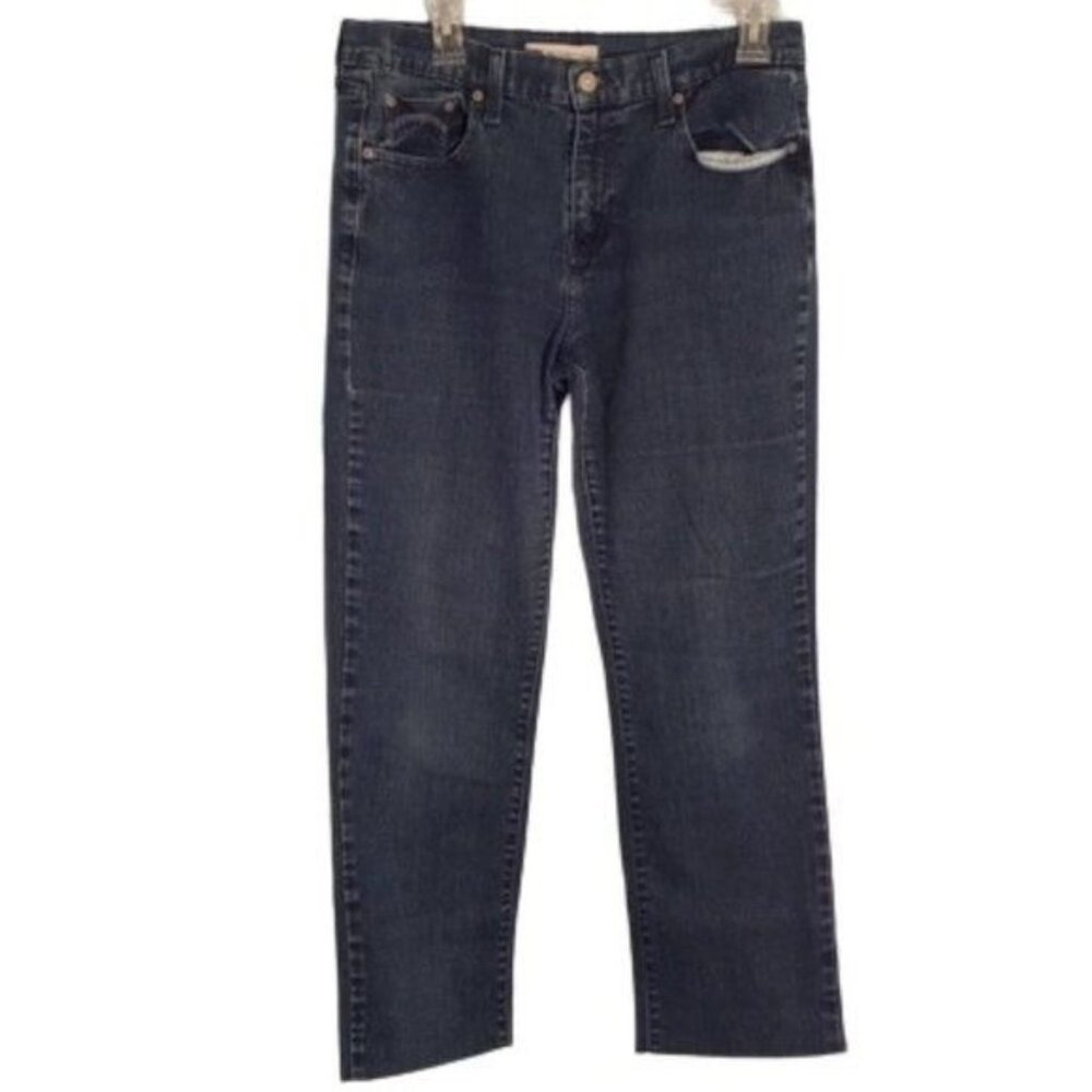 Levis 505 12L 31x27 Womens Straight Leg Jeans Medium Wash Blue Denim 31x34 Alter